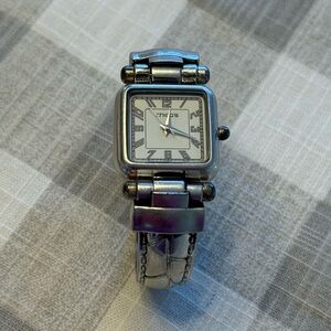 Chicos Silver Square Dial Watch